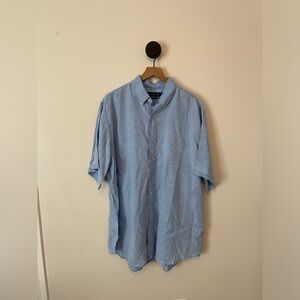 Polo by Ralph Lauren Men's Light Blue Short Sleeve Shirt XL Tall